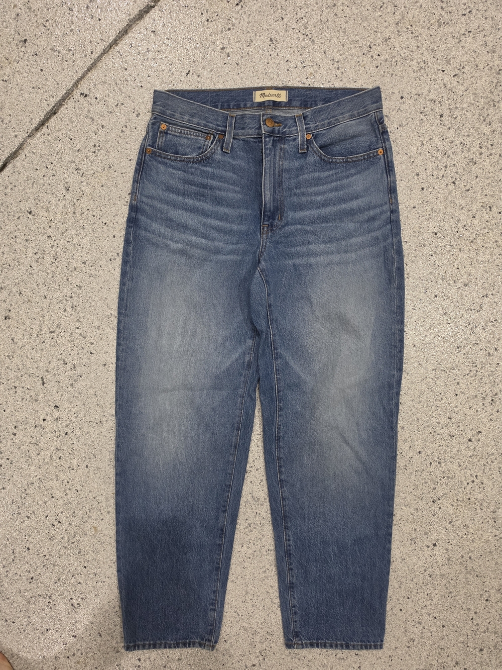 Madewell The Slouchy Boyjean Jeans Size 27 Medium Wash Relaxed Boyfriend Denim